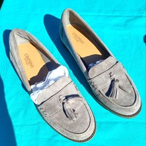 Crown Vintage Tassel Loafers Leather Slip 7.5